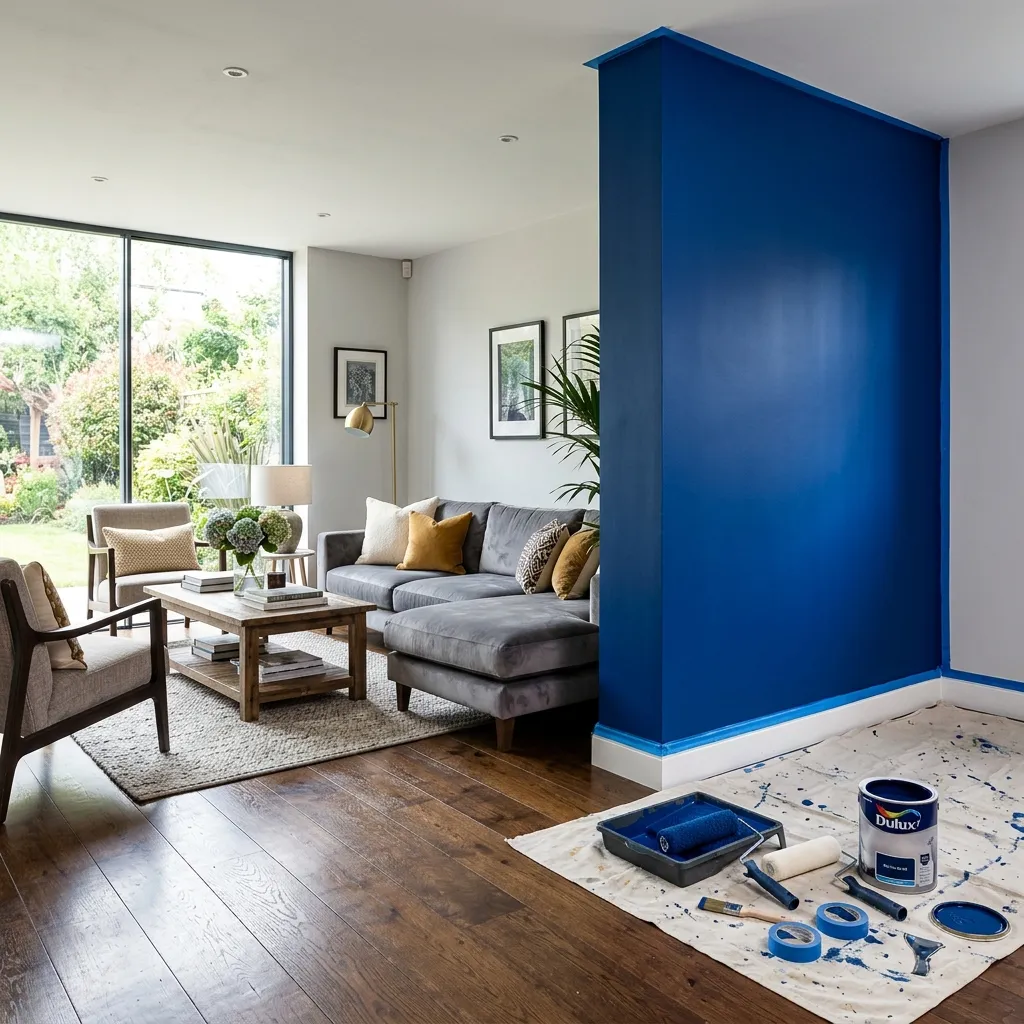 Professional Ace Painter spraying walls